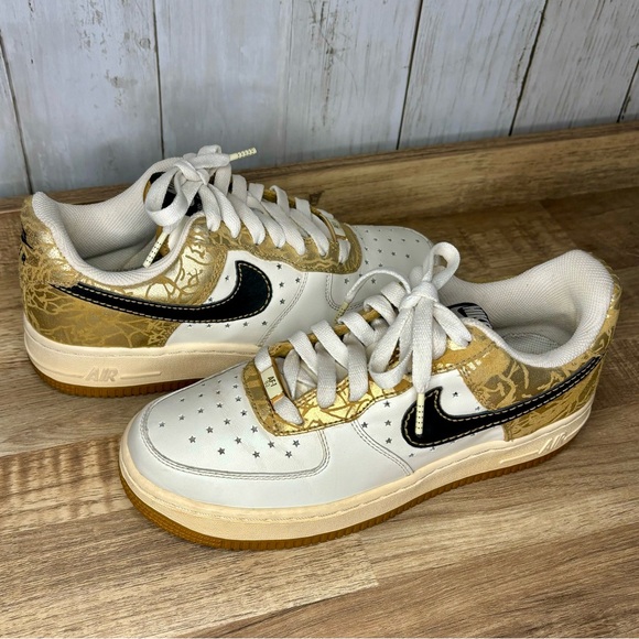 Nike Air Force 1, Cream and Gold size 5.5y (7w) - Picture 10 of 10